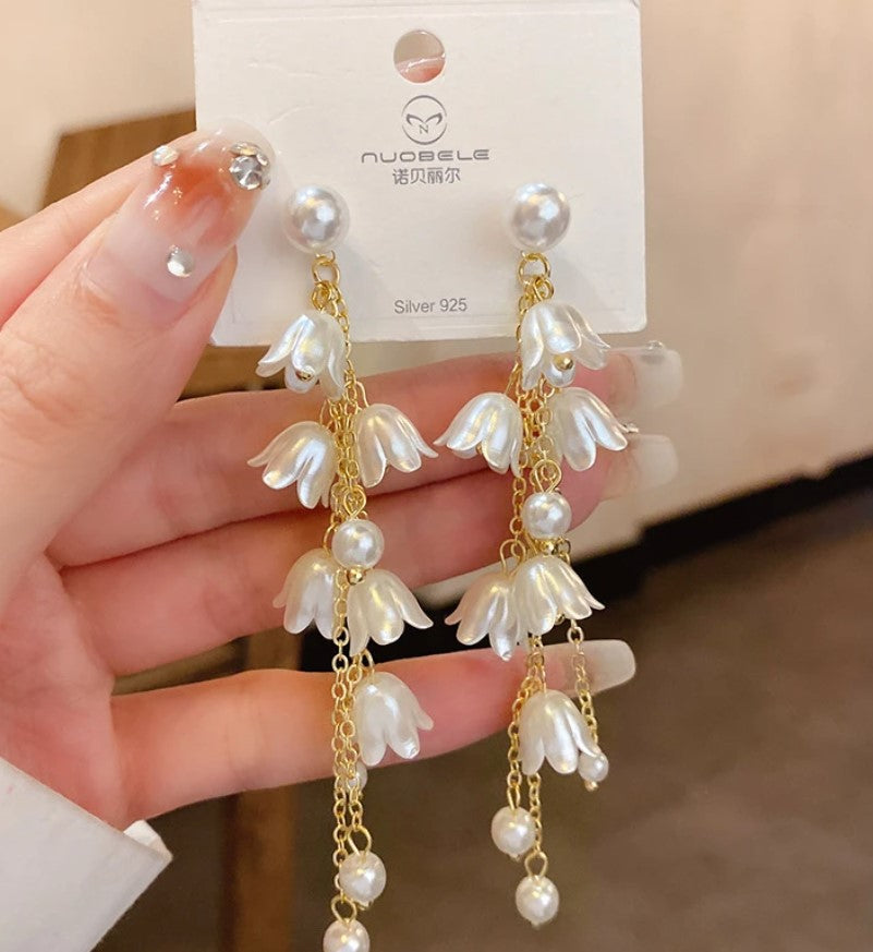 Pearl long tassels