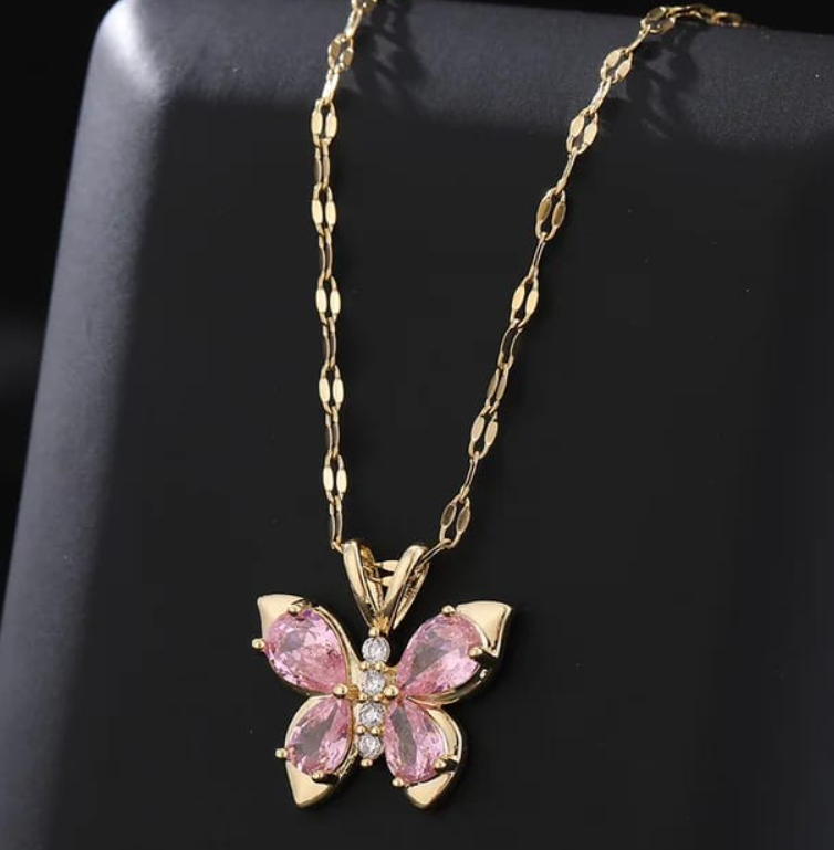 Pinky Fly necklace