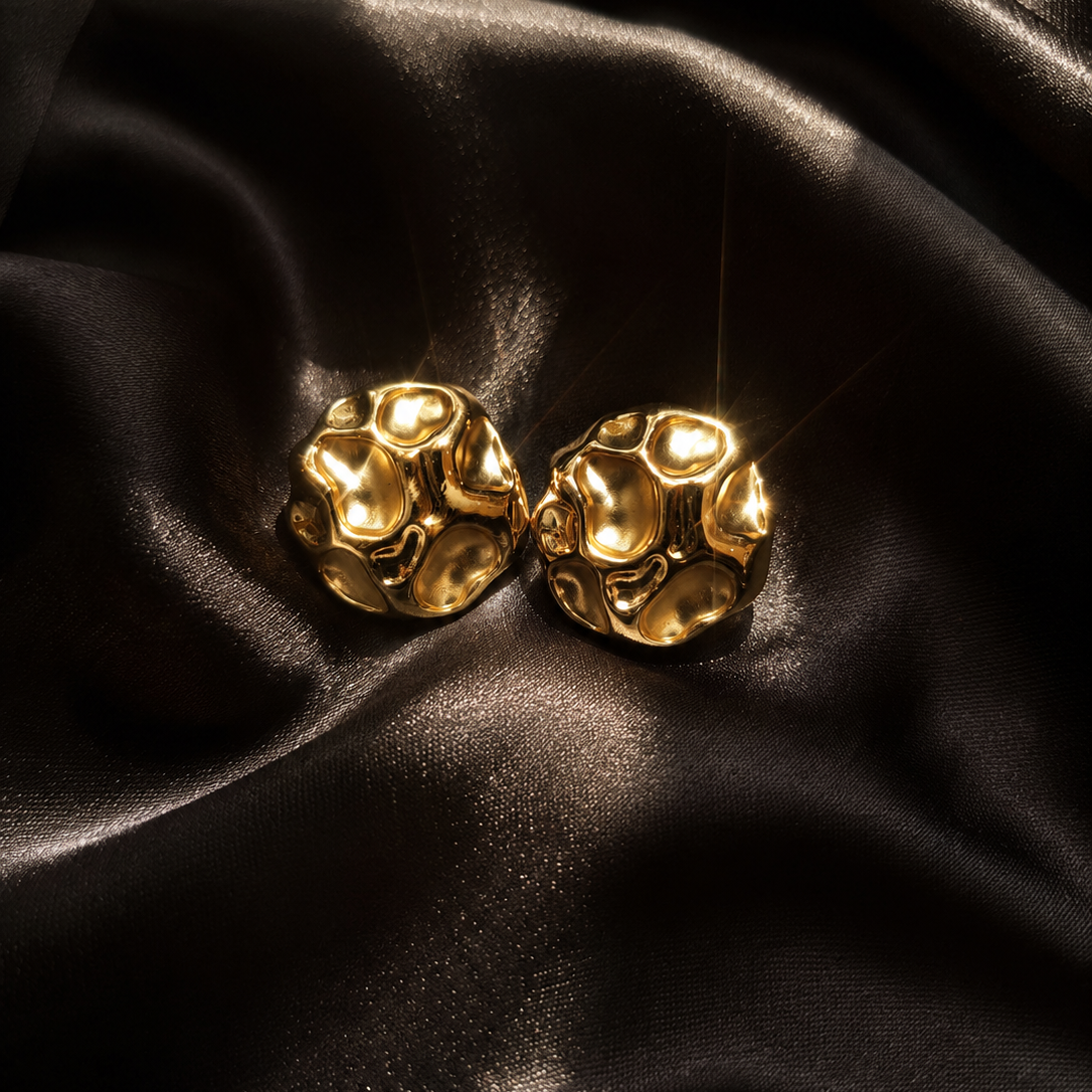 light weight office ready golden anti tarnish stud party wear, festive wear, office wear, formal wear, best quality premium quality