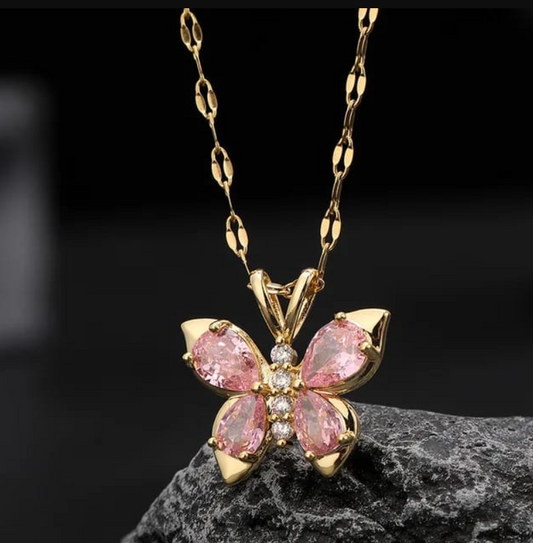 Pinky Fly necklace