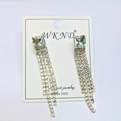 Zircon Diamond Tassel Drops