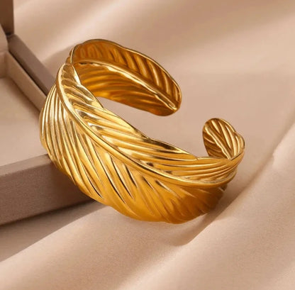 minimal gold cuff bracelet for women elegant office wear statement bangle