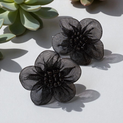 hand made light weight black stud delicate occasional wear