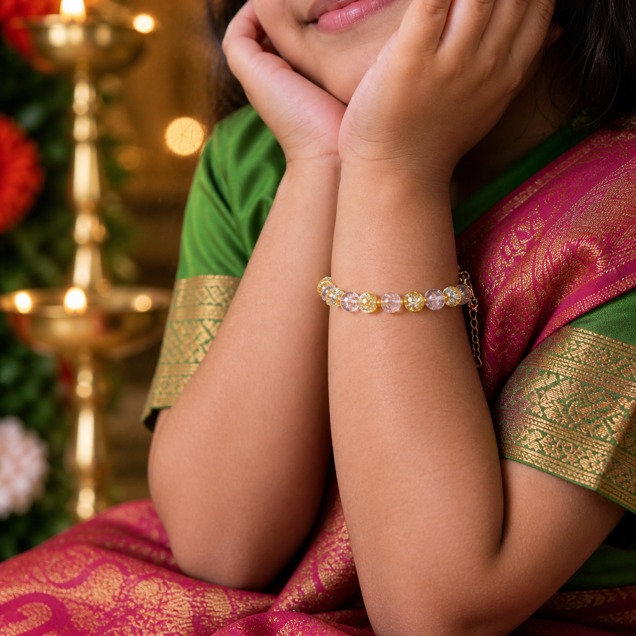 multi colour light weight skin friendly everyday wear bracelets for her daughter for kid for office or for collage girl. best gift